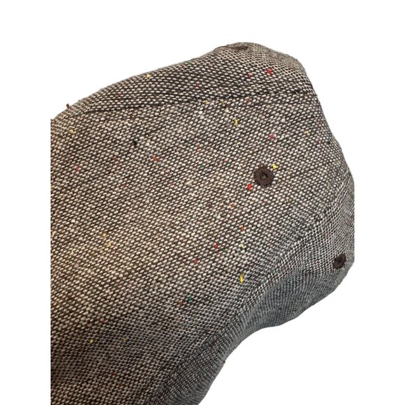 San Diego Hat Company Newsboy Cap Tweed Brown Adjustable Size - Picture 7 of 9